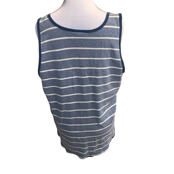 VANS Off the Wall Women's M Medium Tank Top Striped 100% Cotton - Picture 4 of 5